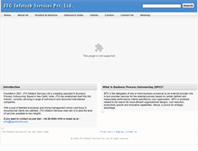Tablet Screenshot of jtginfotech.com